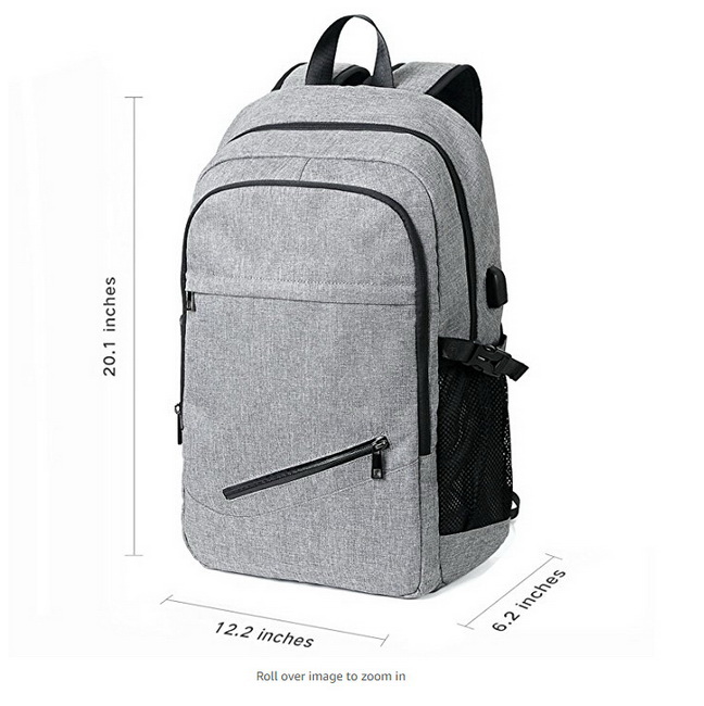 rolling backpack with usb charger