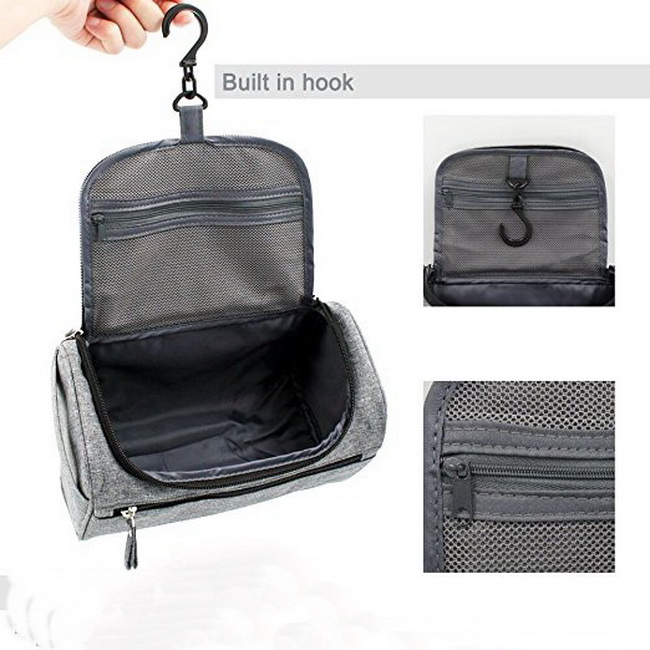 waterproof hanging toiletry bag