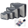 5pcs Durable Travel Ultralight Compression Packing Cubes Bags