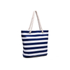 Fashion Stripe Recycled Canvas Beach Tote Bags