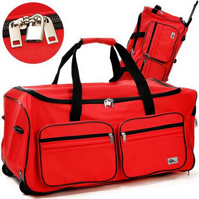 duffle bags on wheels sale