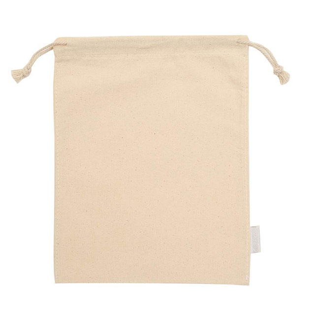 Organic Cotton Muslin Drawstring Bags For Market Shopping With Custom Service
