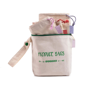Best Cotton Mesh Produce Bags Set Of 7 Reusable Vegetable Bags
